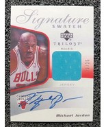 Michael Jordan Signature Swatch Autograph Card. Reprint Mint Condition!! - $2.85