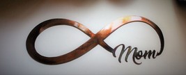 Forever a Mom-Infinity Mom Metal Wall Art Copper/Bronze Plated 15 1/4" x 6" - $24.69