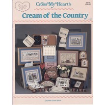 Vintage Cross Stitch Patterns, Cream of the Country 1987, Cross My Heart... - £9.31 GBP