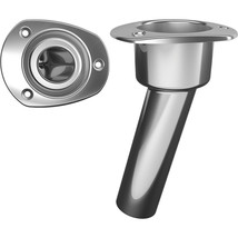 Mate Series Stainless Steel 15° Rod &amp; Cup Holder - Open - Oval Top - £95.22 GBP