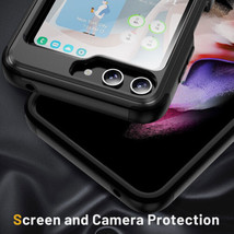 For Samsung Galaxy Z Flip 5 4 Shockproof hard Flip back Cover - £40.47 GBP