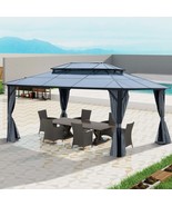 12x16ft Gazebo: Polycarbonate Patio Pergola - $1,310.24 CAD