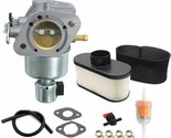 Carburetor &amp; Filter Kit for Cub Cadet LTX1050 Gravely ZT42XL Kawasaki FS... - £41.12 GBP