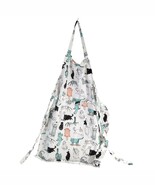 Nicole Miller Home Cat Print Kitchen Apron, 100% Cotton Tie Waist Large ... - $30.89 CAD