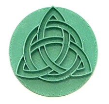 Trinity Triquetra Celtic Knot Cookie Stamp Embosser Made In USA PR4450 - $3.99