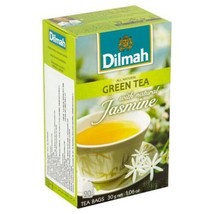 4 box X 20 Satchets Dilmah Green Tea Natural Jasmine  Pure Ceylon Sri Lanka Tea - £29.67 GBP