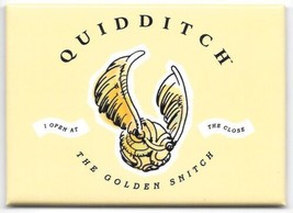 Harry Potter Quidditch The Golden Snitch Whimsy Refrigerator Magnet NEW UNUSED - $4.99