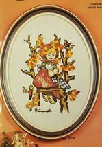 Vintage Hummel Girl in Apple Tree Crewel Paragon Stitchery Exquisite #0234 NOP - £10.32 GBP