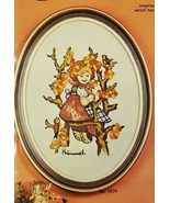 Vintage Hummel Girl in Apple Tree Crewel Paragon Stitchery Exquisite #02... - £10.13 GBP