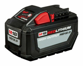 BRAND NEW Milwaukee M18 High Output 18V Lithium Ion 12.0Ah Battery (48-1... - $126.21