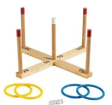 Franklin-Wooden Ring Toss Sets Up In Minutes and Is Ready For Play Classic Game - £18.60 GBP