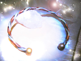  HAUNTED COPPER BRACELET ETERNAL ENERGIZING POWERS HIGHEST LIGHT COLLECT MAGICK image 2
