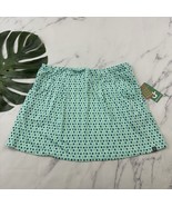 Title Nine Breeze Skirt Size XL New Blue Green Polka Dot Pockets Stretch... - $39.25 CAD