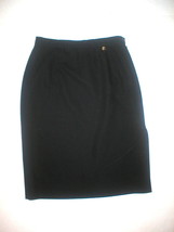 Designer New Versace Collection Pencil Skirt Womens Black 26 X 24.5 Auth... - £590.99 GBP