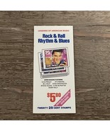 US Stamp Promo Book Only 1992 Legends of American Music:  Elvis, Otis Re... - $149.96 MXN