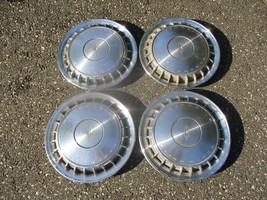 Genuine 1969 Oldsmobile F85 deluxe finned 14 inch hubcaps wheel covers - £73.37 GBP