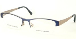 Prodesign Denmark 5325 3431 Matte Blue Eyeglasses Glasses 52-16-140mm (Notes) - $69.30