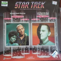 STAR TREK Whom Gods Destroy, Let That Be Your Last Battlefield Laser Videodisc - £3.10 GBP