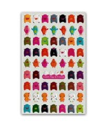 ✰ CUTE COLORFUL PIG BIRD &amp; CHICKEN GEL STICKERS Epoxy Sticker Sheet Scra... - $3.41 CAD