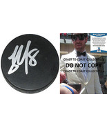 James Neal Oilers Flames Knights Penguins signed Hockey Puck proof Becke... - $69.29