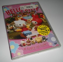 Hello Kitty Stump Village Vol 1,2,3 Trip to Sky Making Friends Place Fun DVD Set - $28.45