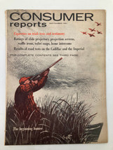 VTG Consumer Reports Magazine September 1957 The Beginning Hunter No Label - £11.10 GBP