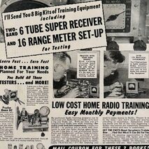 1949 Sprayberry Academy Radio Tech Training Advertisement Vintage Electr... - €8,64 EUR