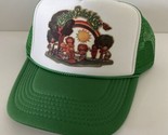 Vintage Cabbage Patch Kids Hat Adjustable snapback Hat Green Unworn Truc... - £14.09 GBP