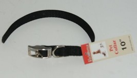 Valhoma 720 10 BK Dog Collar Black Single Layer Nylon 10 inches Package 1 - £6.28 GBP