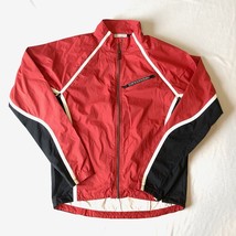 Cannondale Cycling Convertible Jacket Zip Vest Removable Sleeves Red Siz... - $39.59