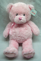 Baby Gund Soft Pink Teddy Bear 14&quot; Plush Stuffed Animal Toy New - £15.53 GBP