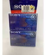 Sony HF Type I Normal Bias Recording Blank Cassette Tapes 60 min 2 Pack - £11.80 GBP
