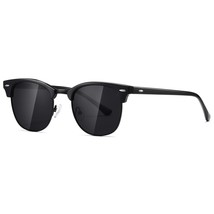 Polarized Sunglasses For Women And Men Semi Rimless Frame Retro Sun Glasses Ae03 - £20.60 GBP