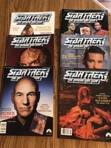 Star Trek The Official Fan Club Magazine 6 Pack #2 MINT - $23.76