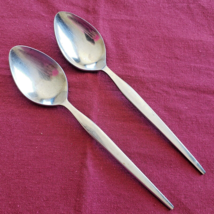 2 Ekco Epic Custom Prince Stainless Oval Soup Spoons Japan 7.5&quot; - £9.51 GBP