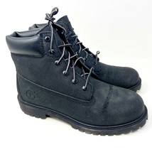 Timberland 6 inch Premium Boots Youth Size 4.5 Abrasion Proof Black 34975 - $24.95