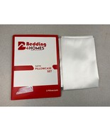 Bedding For Home Satin Pillowcase Set Pure White NEW - $278.18 MXN