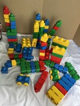 Huge Lot 112 pc Lego Duplo Primo Building Blocks Base Plate Primary Colors - £69.88 GBP