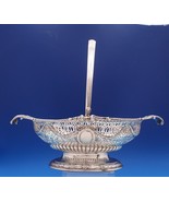 English Georgian Sterling Silver Basket with Swing Handle Pierced Ribbon... - $5,255.43 CAD