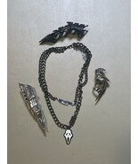 Articulated Full Finger Armor Ring And Scream Necklace - €12,85 EUR Articulated Full Finger Armor Ring And Scream Necklace - €12,85 EUR