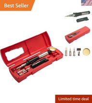 Lightweight Self-Igniting Cordless Butane Soldering Kit | 580°C Adjustab... - $116.49