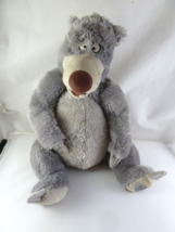 Jungle Book BALOO Plush Stuffed Bear 13&quot; sitting Walt Disney Vintage bea... - $17.81