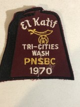 Vintage 1970 El Katif Tri-Cities Wash PNSBC Patch Box4 - £3.15 GBP