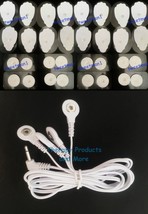 Electrode Lead Cable (3.5mm) + Pads (16 Lg, 16 Sm) For Pinook Digital Massager - $33.16
