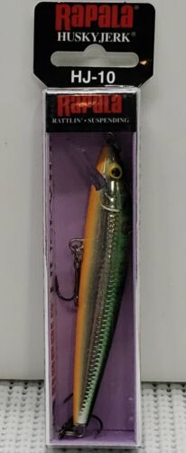 Primary image for Rapala HJ10TSD Husky Jerk 4" 3/8 oz Tennessee Shad Suspending Fishing Lure New