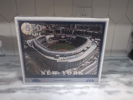 New York Yankees Stadium Puzzle Opening Day 2009 White Mountain 550 Pieces 18x24 - £15.96 GBP