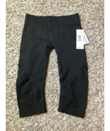 MTA Sport Capri Pants Womens Small Black Gym Yoga Run Stretch Fast Dri L... - $12.75