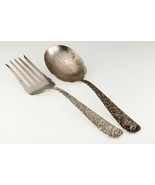 S Kirk &amp; Son Sterling Silver Salad Serving Set in Repousse Pattern - €302,49 EUR