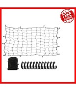 Versatile 6&#39; x 5&#39; Cargo Net, Stretches to 12&#39; x 10&#39;, for Roof Rack &amp; Tru... - $660.61 MXN