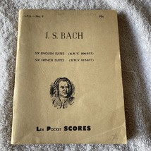 J.S. Bach: Six English And French Suites. Pocket Score. 1950 Ed. - £42.43 GBP